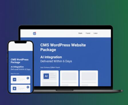 Cms Wordpress Website Package - (AI Integration - Delivered Within 10 Days)