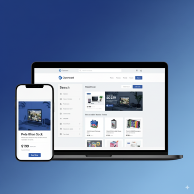 Ecommerce Opencart Website Package - (AI Integration - Delivered Within 25 Days)