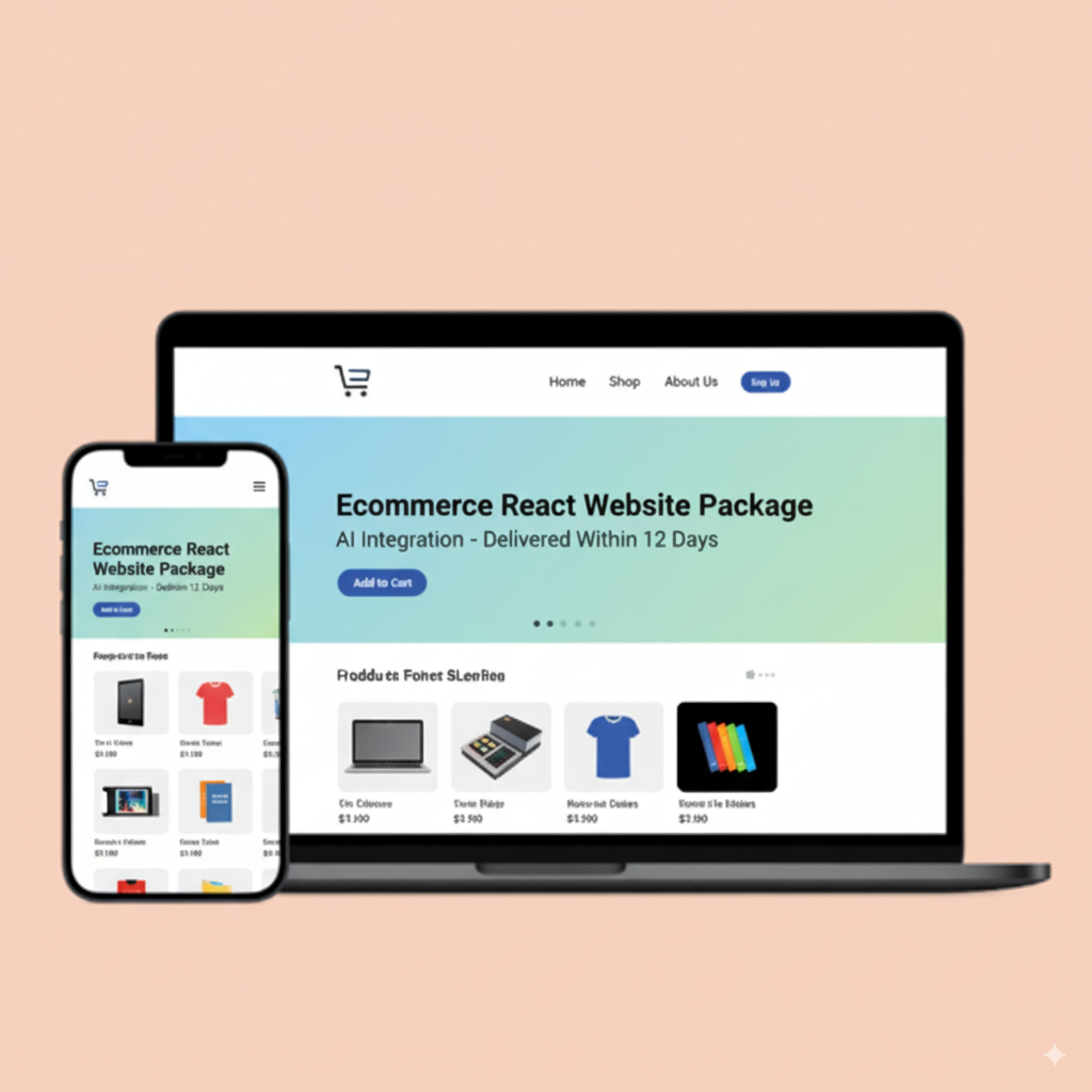 React Website Package - (AI Integration - Delivered Within 60 Days)