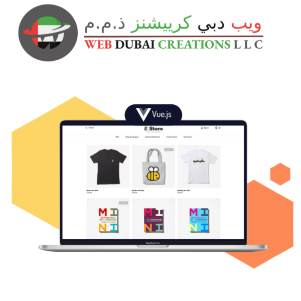 Ecommerce Vue Js Website Package In Uae