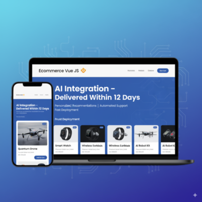 Vue Js Website Package - (AI Integration - Delivered Within 60 Days)
