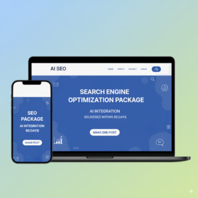 Search Engine Optimization Package - (AI Integration - Delivered Within 90 Days)