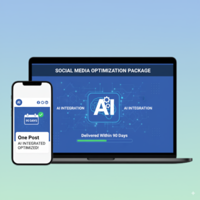 Social Media Optimization Package - (AI Integration - Delivered Within 90 Days)
