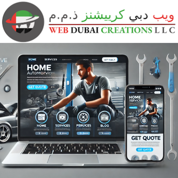 Automotive Services Static Website Package - (Delivered Within 3 Days)