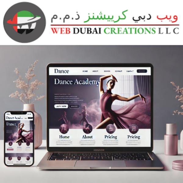 Dance Academy Static Website Package - (Delivered Within 3 Days)