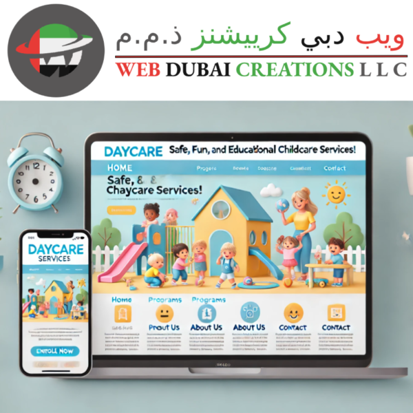Childcare And Daycare Services Static Website Package - (Delivered Within 3 Days)