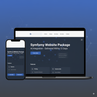 Symfony Website Package – (AI Integration – Delivered Within 40 Days)