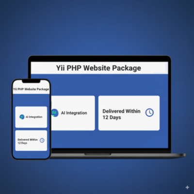 Yii PHP Website Package - (AI Integration - Delivered Within 40 Days)