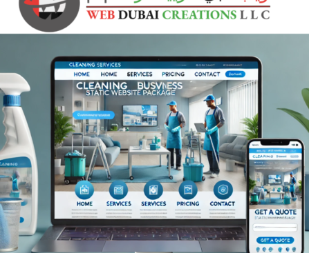 Cleaning Services Business One Landing Website Package – (AI Integration – Delivered Within 3 Days)