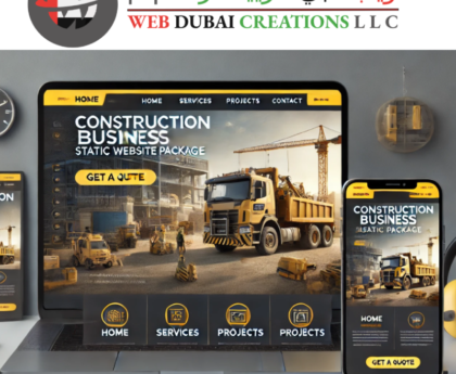 Construction Business One Landing Website Package – (AI Integration – Delivered Within 3 Days)
