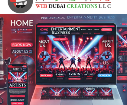 Entertainment Business One Landing Website Package – (AI Integration – Delivered Within 3 Days)