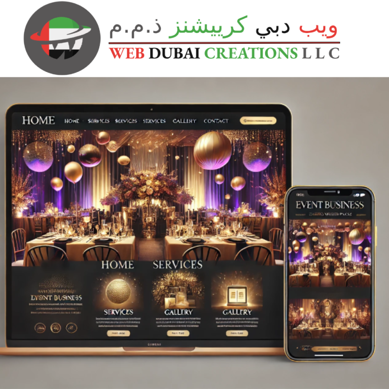 Event Business One Landing Website Package – (AI Integration – Delivered Within 3 Days)