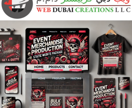 Event Merchandise Production Website – Fast 3-Day Delivery