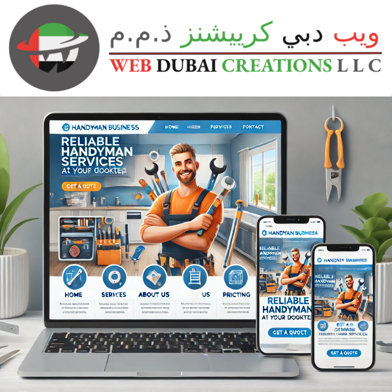 Handyman Business One Landing Website Package – (AI Integration – Delivered Within 3 Days)