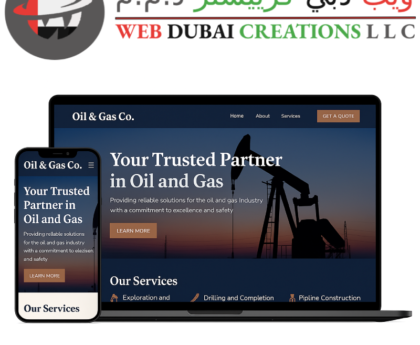 Establish Your Oil and Gas Business Online in Just 3 Days with Our Static Website Package