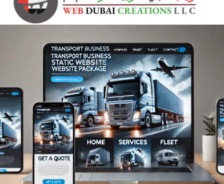 Transport Business One Landing Website Package – (AI Integration – Delivered Within 3 Days)
