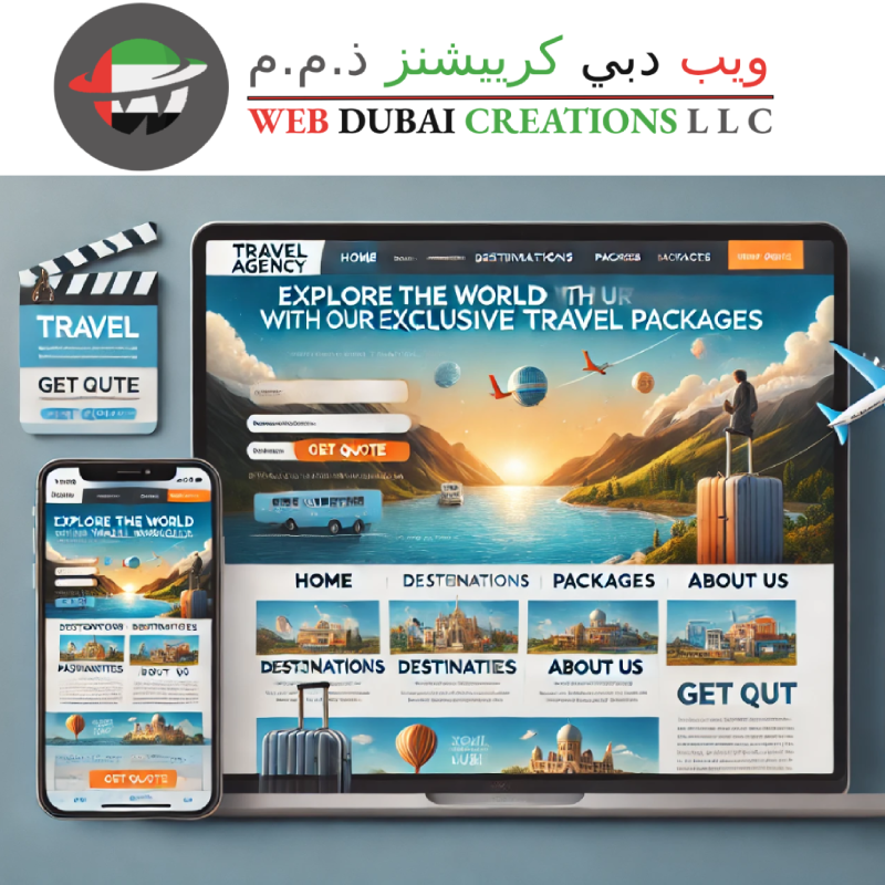 Travel Agency One Landing Website Package – (AI Integration – Delivered Within 3 Days)