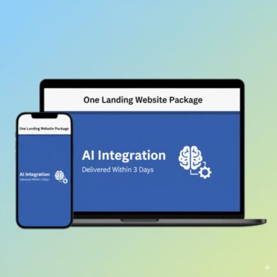 One Landing Website Package - (AI Integration - Delivered Within 2 Days)
