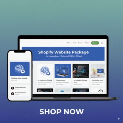 Shopify Website Package - (AI Integration - Delivered Within 10 Days)