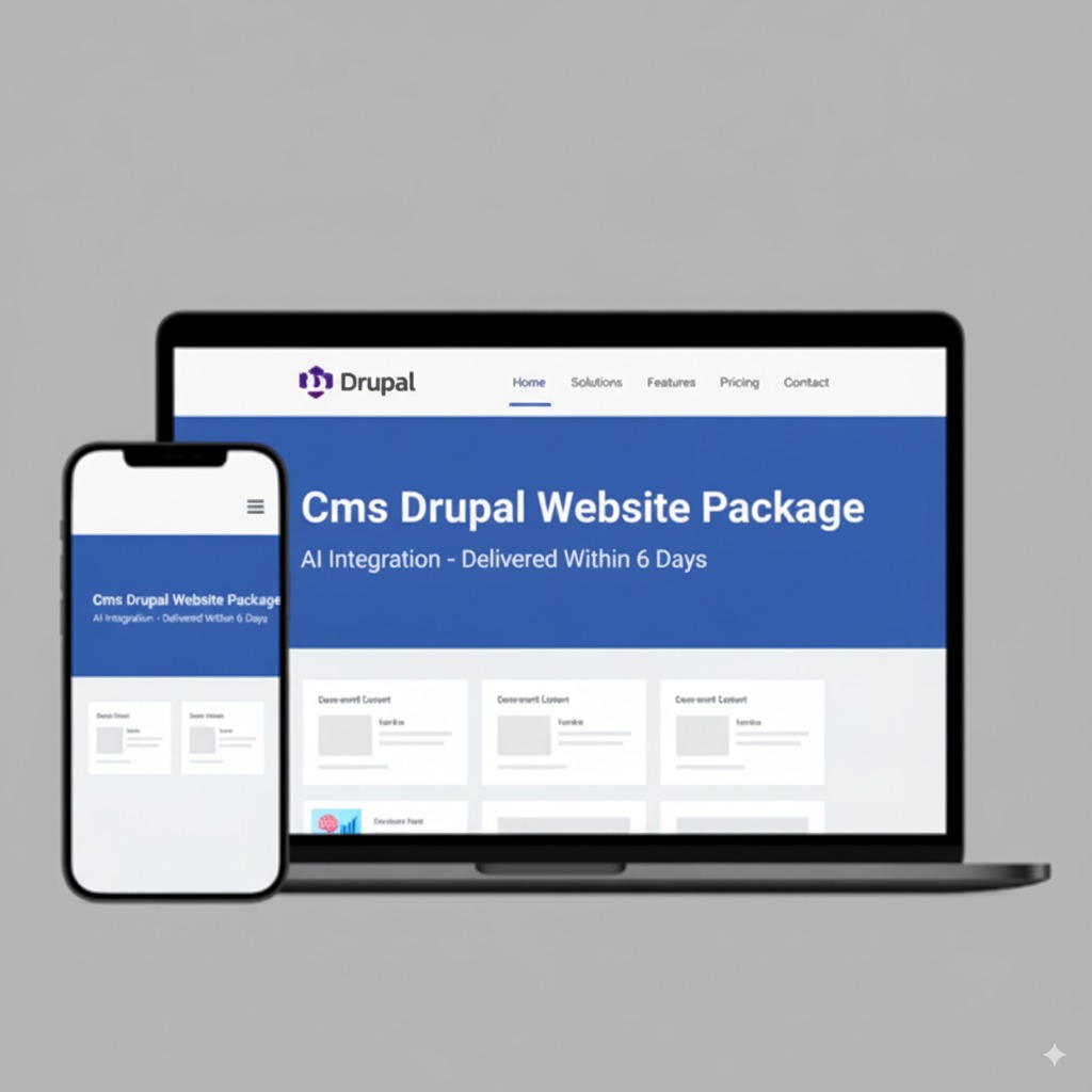 Cms Drupal Website Package - (AI Integration - Delivered Within 10 Days)